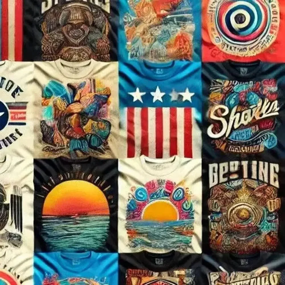 Lot of 5 Random Men's Graphic Tees T-Shirts LIQUIDATION Size M - Picture 3 of 12